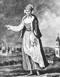 Татарка из Бахчисарая. Рисунок XVIII века Татарка из Бахчисарая. Рисунок XVIII века