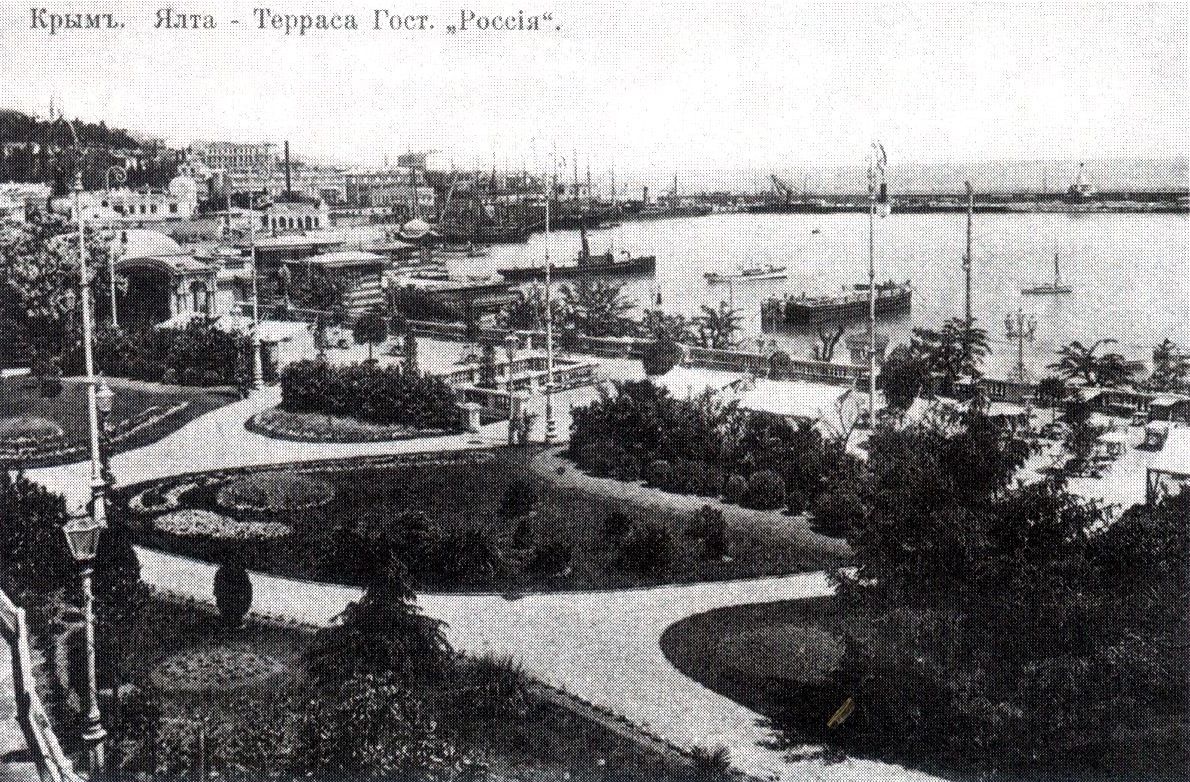 Ялта. Открытка начала XX в. Ялта. Открытка начала XX в.