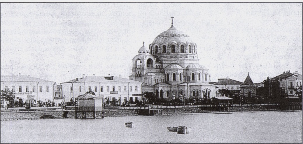 Храм Николая Чудотворца в Евпатории. Фотооткрытка первых лет XX в. Изд. фотоателье Д. Харченко (Севастополь) Храм Николая Чудотворца в Евпатории. Фотооткрытка первых лет XX в. Изд. фотоателье Д. Харченко (Севастополь)