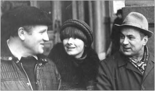 Борис Мягков, Ирина Горпенко, Валентин Молодцов. Апрель 1981 Борис Мягков, Ирина Горпенко, Валентин Молодцов. Апрель 1981