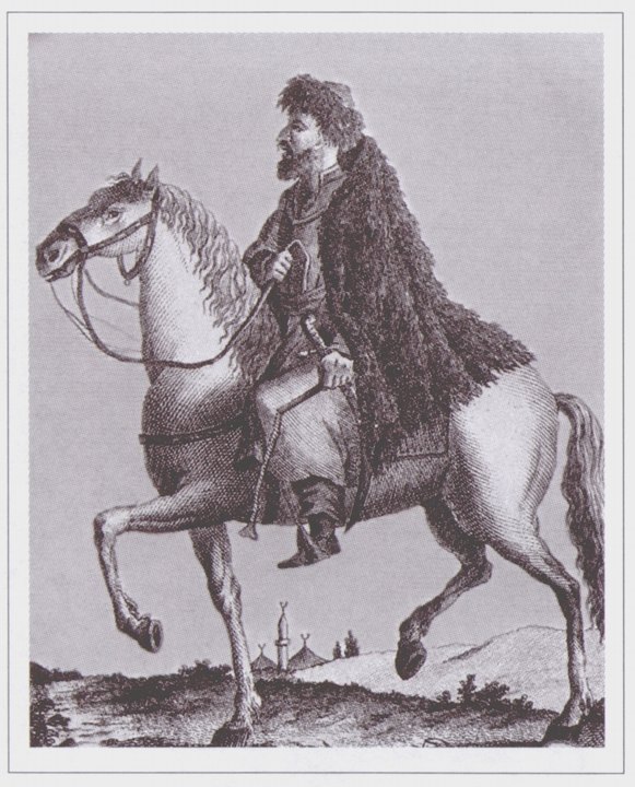 Татарский всадник. Литография XIX века Татарский всадник. Литография XIX века