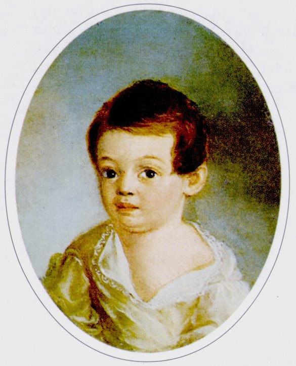 Пушкин-ребенок. 1801—1802 годы. Неизвестный художник Пушкин-ребенок. 1801—1802 годы. Неизвестный художник