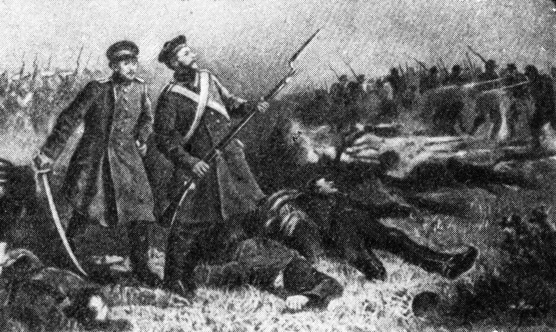 Подвиг матроса Игнатия Шевченко. С картины художника В. Маковского Подвиг матроса Игнатия Шевченко. С картины художника В. Маковского