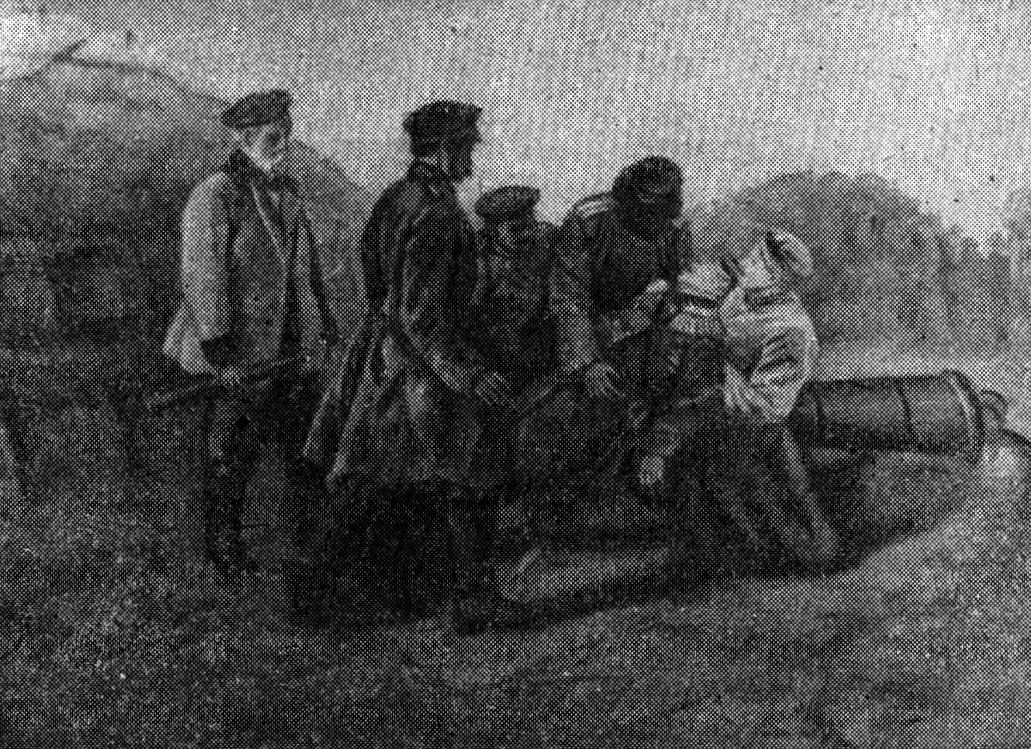 Ранение П.С. Нахимова. С картины художника В. Маковского Ранение П.С. Нахимова. С картины художника В. Маковского