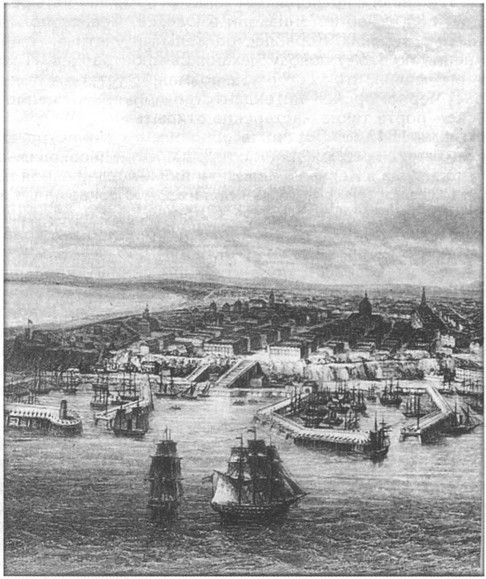 Одесский порт в начале XIX в Одесский порт в начале XIX в