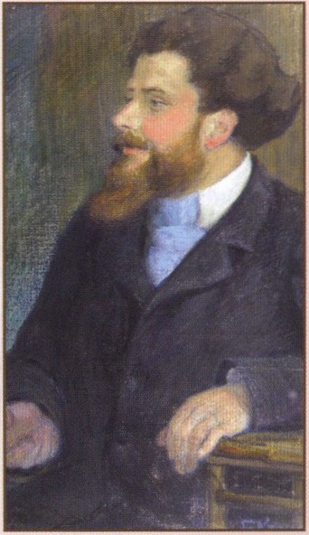 В. Кругликова. Портрет М. Волошина. Париж. 1903 г В. Кругликова. Портрет М. Волошина. Париж. 1903 г
