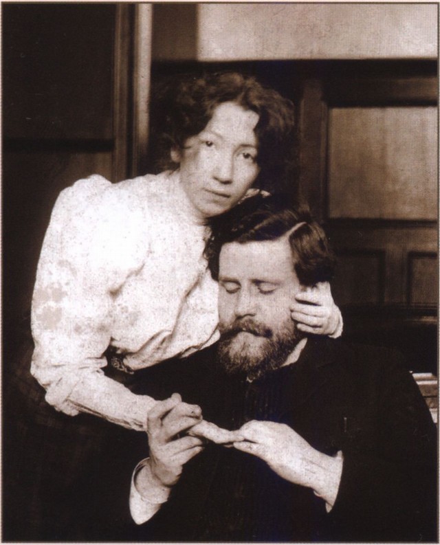 М. Сабашникова и М. Волошин. Париж. 1906 г М. Сабашникова и М. Волошин. Париж. 1906 г