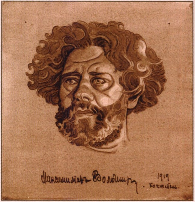 М. Волошин. Автопортрет. 1919 г. М. Волошин. Автопортрет. 1919 г.