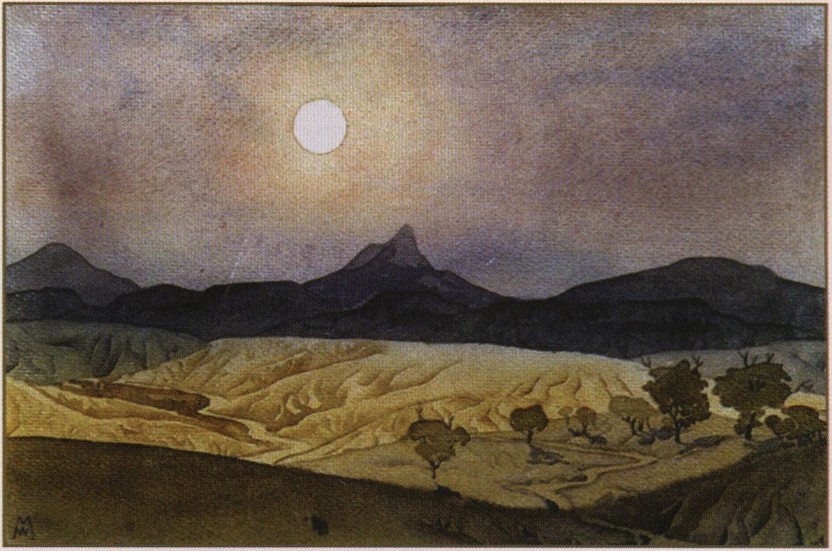 М. Волошин. Радужная ночь. 1928 г М. Волошин. Радужная ночь. 1928 г